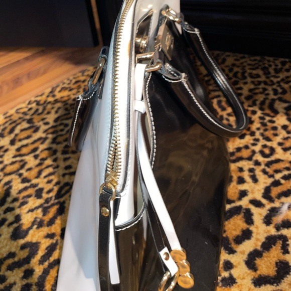 A Bellucci Black and white Satchel - Picture 5 of 10